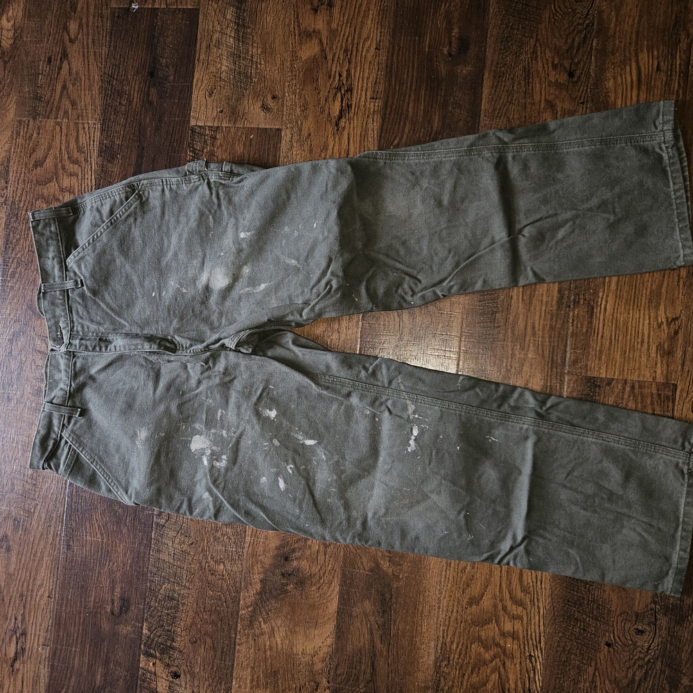 Men's Green Carhartt Pants